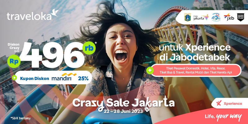 Crazy Sale Jakarta 2023: Solusi Inspiratif dari Traveloka